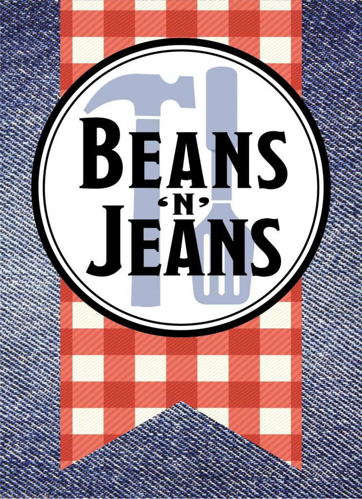Beans 'n' Jeans event logo poster