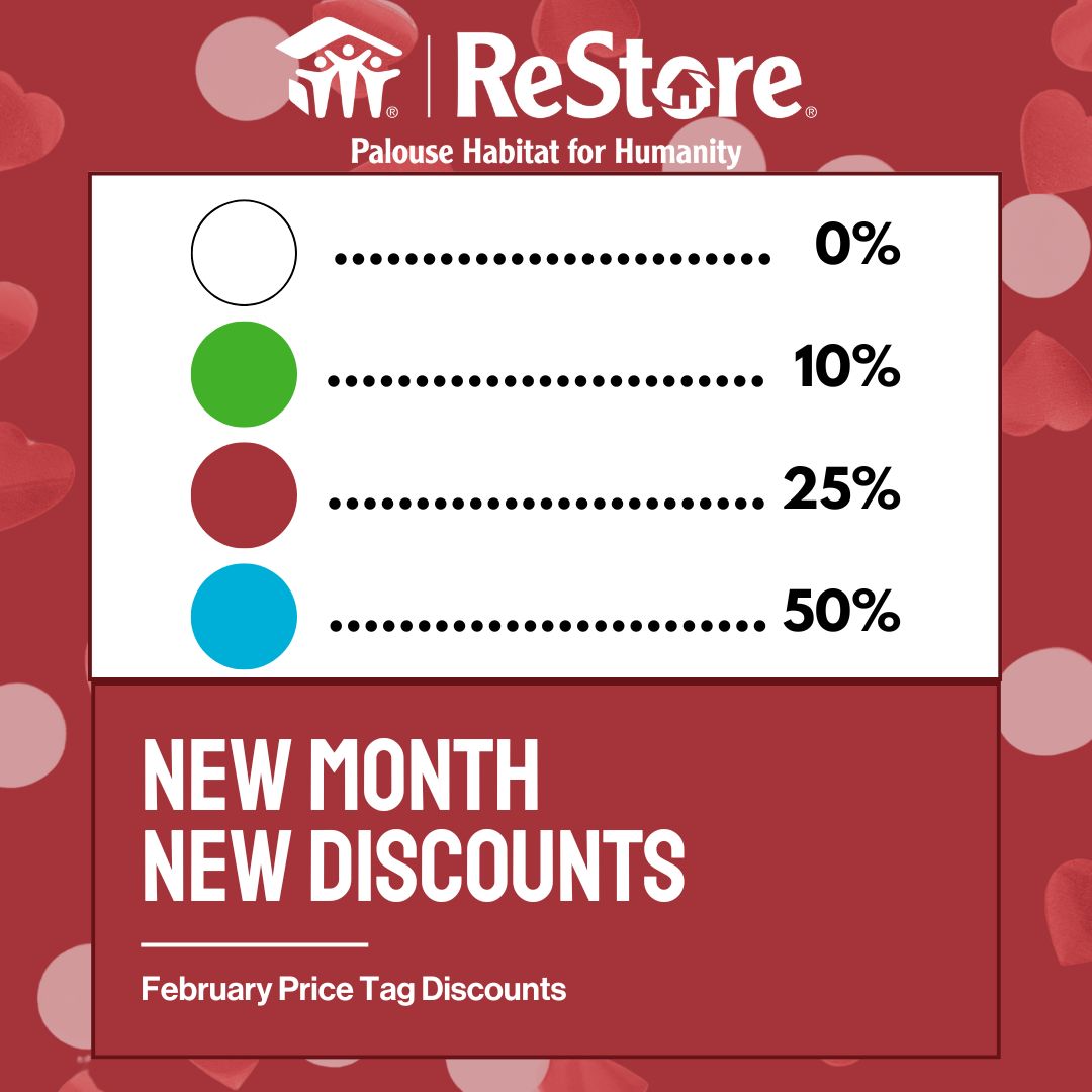 February ReStore Discounts