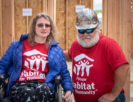 Palouse Habitat wall raising